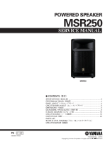 Yamaha MSR-250 - Service Manual